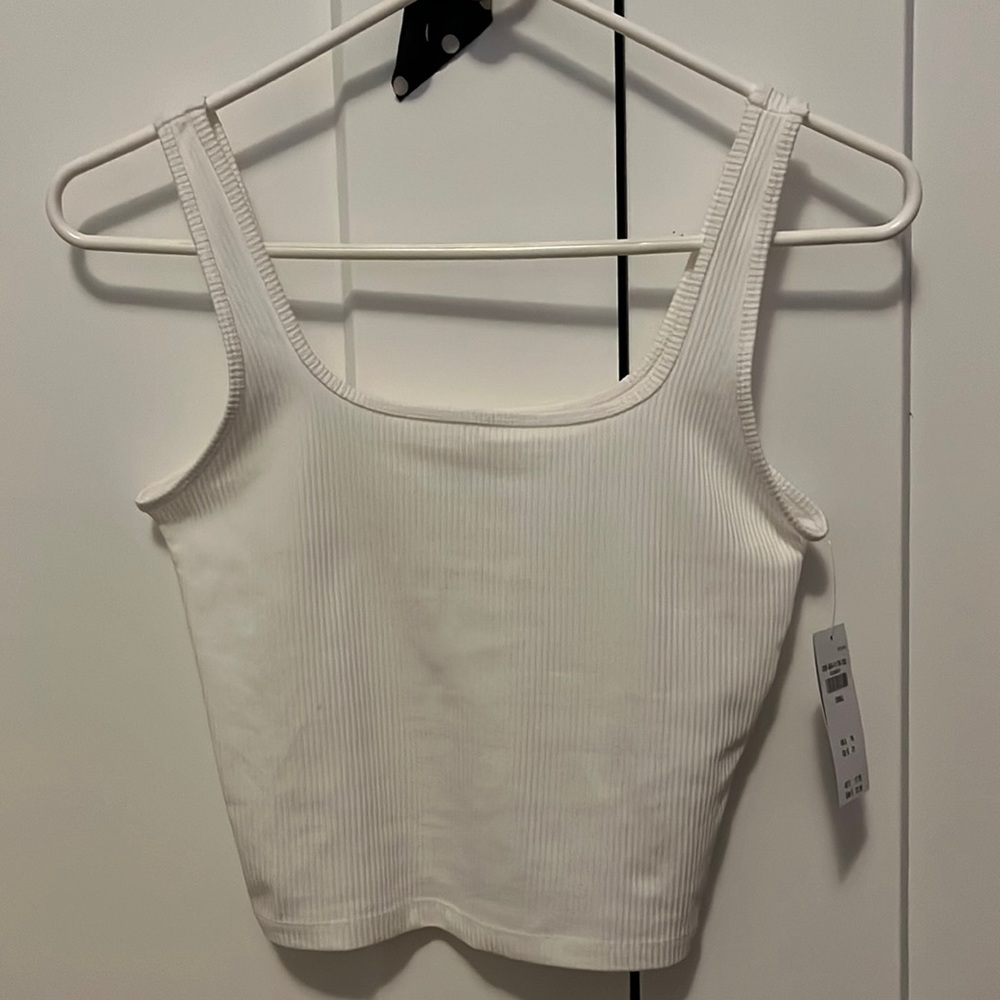 Cropped Square Neck Tank